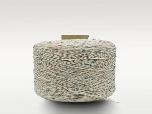 Best selling product in China 1/3.1NM blended dyed knot neps knitting yarn