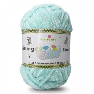 Chinese Factory Chenille Yarn Velvet Soft  Yarn for Crochet Yarn