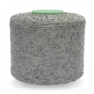 10NM Nep yarn 100%polyester colorful knot yarn