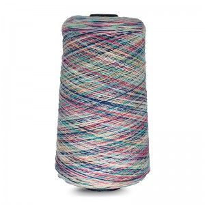 Space Dye Acrylic Yarn Melange Yarn Ring Spun Section-Dyed Fancy Yarn