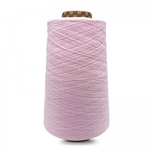 2ply 40S Organic Cotton /recycle polyester blended yarn for knitting