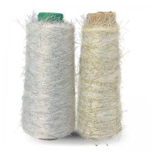 Polyester paillette feather yarn 2CM 1.3CM  Anti-Pilling Feather yarn