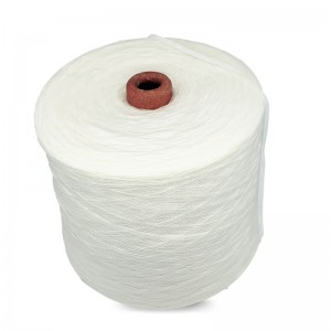 Factory Price Wholesale Soft Acrylic / Nylon Hollow Tape Blended Cotton Yarn